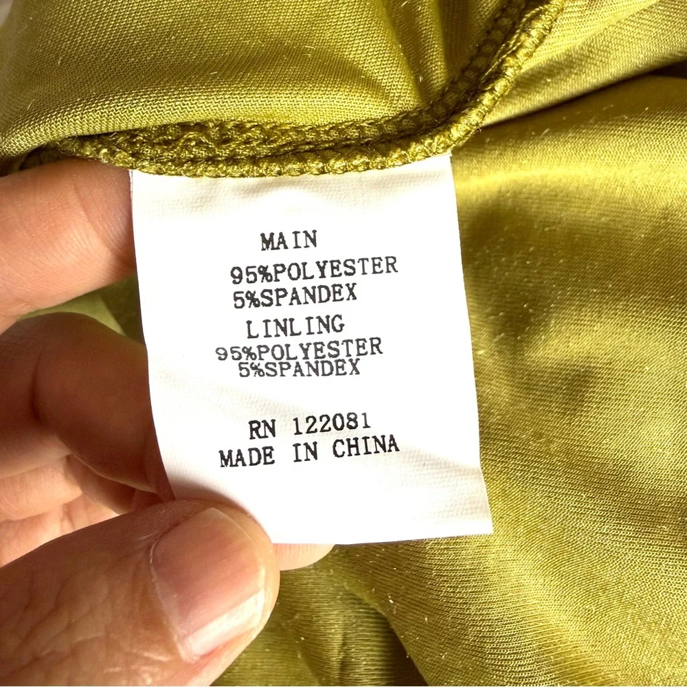 Tailor & Twirl NWT Velvet Dress Green Mod Retro 60s Revival Quirky Sz XL - Picture 10 of 12